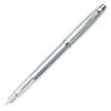 Sheaffer 100 Fountain Pen - Brushed Chrome -Pineider shop 100 Brushed Chrome FP