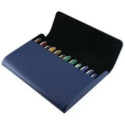 Pineider Genuine Italian Leather Pen Case, 12 Pens -Pineider shop 123