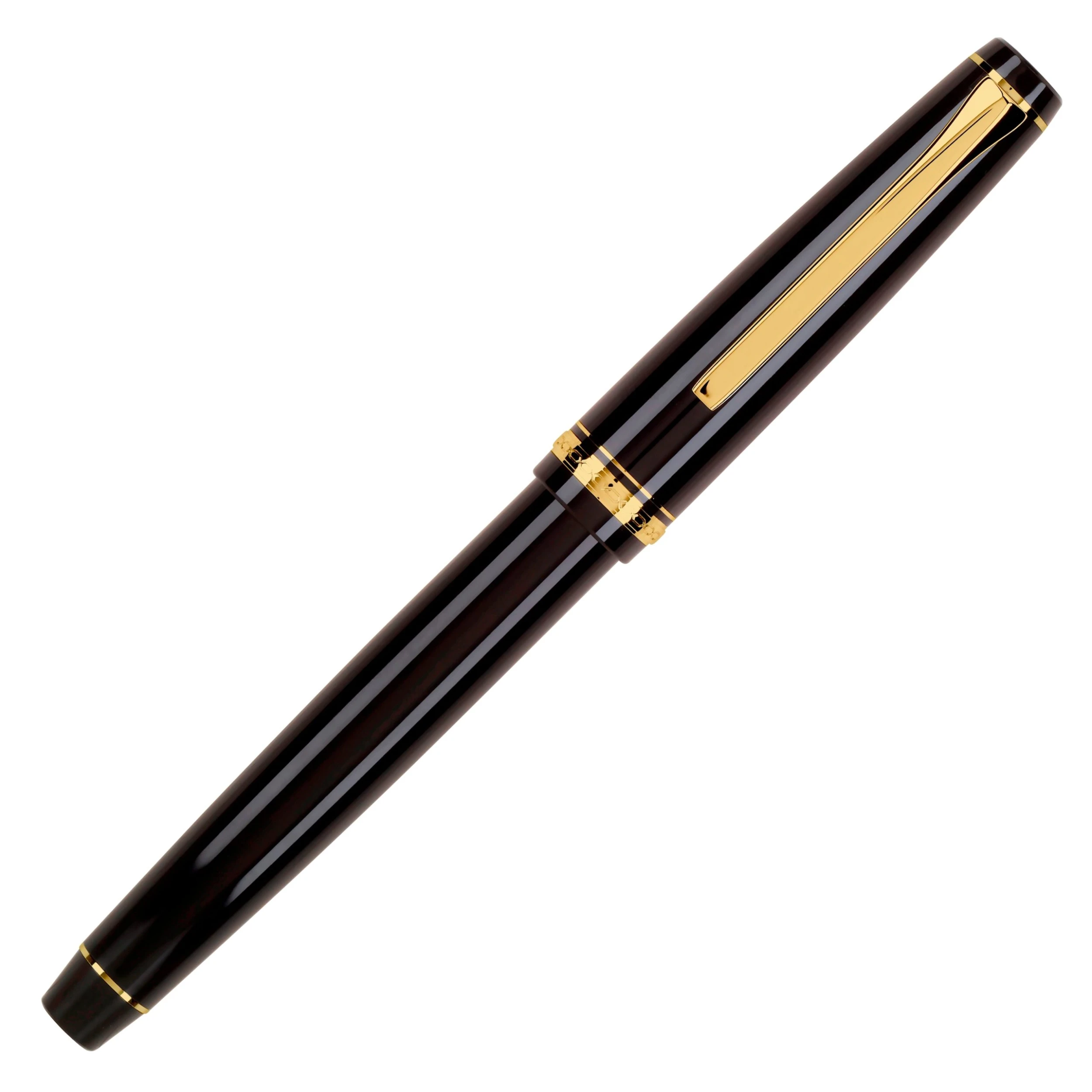 Pilot Falcon Fountain Pen, Black & Gold 4 Pilot Falcon Fountain Pen, Black & Gold - Image 2