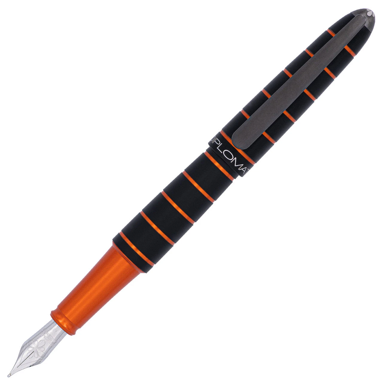 Diplomat Elox Fountain Pen Gift Set, Black & Orange 4 Diplomat Elox Fountain Pen Gift Set, Black & Orange - Image 2