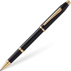 Cross® Cross Century II Rollerball Pen, Black Lacquer & Gold