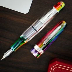 Stipula Etruria Prisma Di Luce Rainbow Limited Edition Fountain Pen, V-Flex Nib