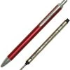 Schmidt Capless Rollerball Pen, Anodized Red