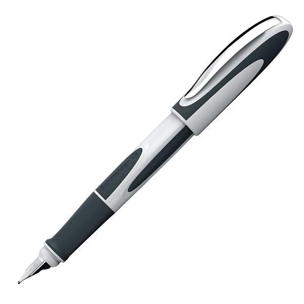 Schneider® Schneider Ray Cartridge Filled Fountain Pen, White & Dark Gray 3 Schneider® Schneider Ray Cartridge Filled Fountain Pen, White & Dark Gray
