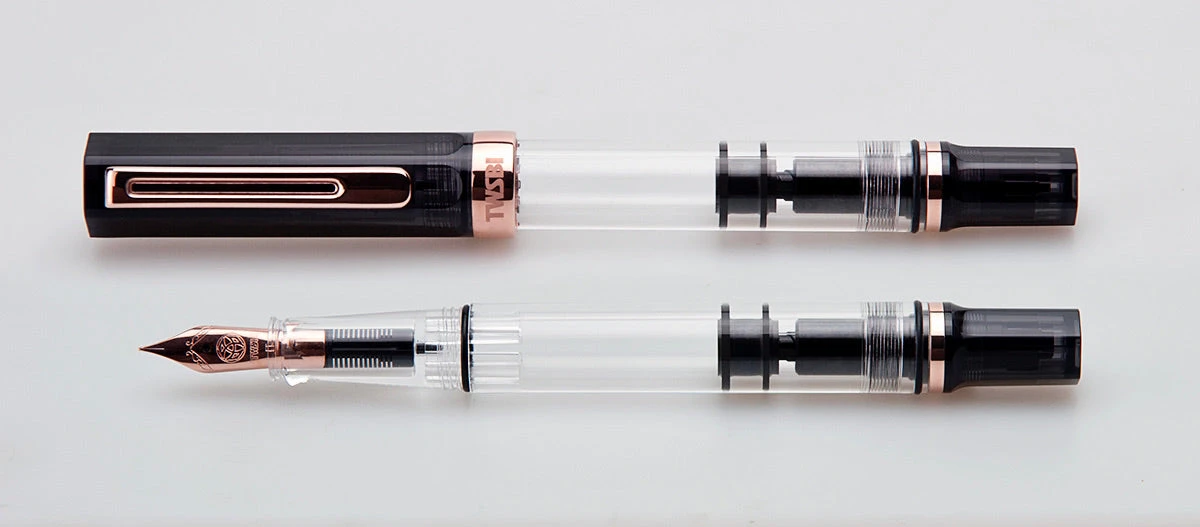 TWSBI ECO Smoke Rose Gold Fountain Pen 3 TWSBI ECO Smoke Rose Gold Fountain Pen