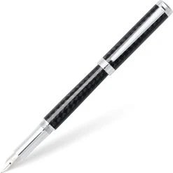 Sheaffer Intensity Fountain Pen, Carbon Fiber , Broad Nib