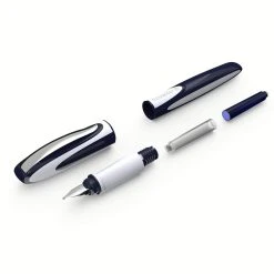 Schneider® Schneider Ray Cartridge Filled Fountain Pen, Dark Blue & Light Gray -Pineider shop 81czwfUqS L. SX522 4d3a7d28 cff8 4f6f adac ed04c14bd5ac