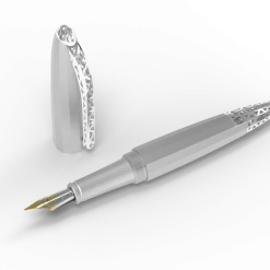 Diplomat Limited Edition Zepp Fountain Pen, Chrome