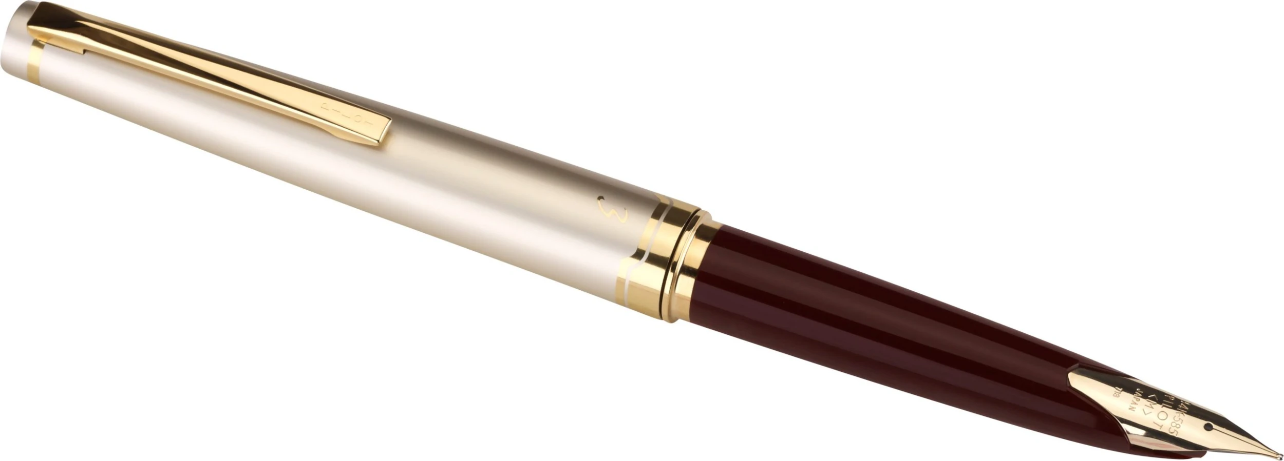 Pilot E95s Fountain Pen, Burgundy, Ivory And Gold 5 Pilot E95s Fountain Pen, Burgundy, Ivory And Gold - Image 3