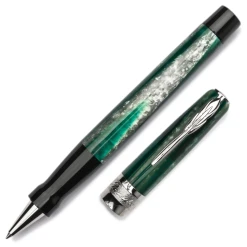 Pineider Arco Desert Beetle Rollerball Pen, Green & Black -Pineider shop ArcoRB