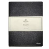 Pineider Notes Milano Leather Notebook, Midnight Black, Lined Ivory Paper 1 Pineider Notes Milano Leather Notebook, Midnight Black, Lined Ivory Paper -Pineider shop BlackPineider