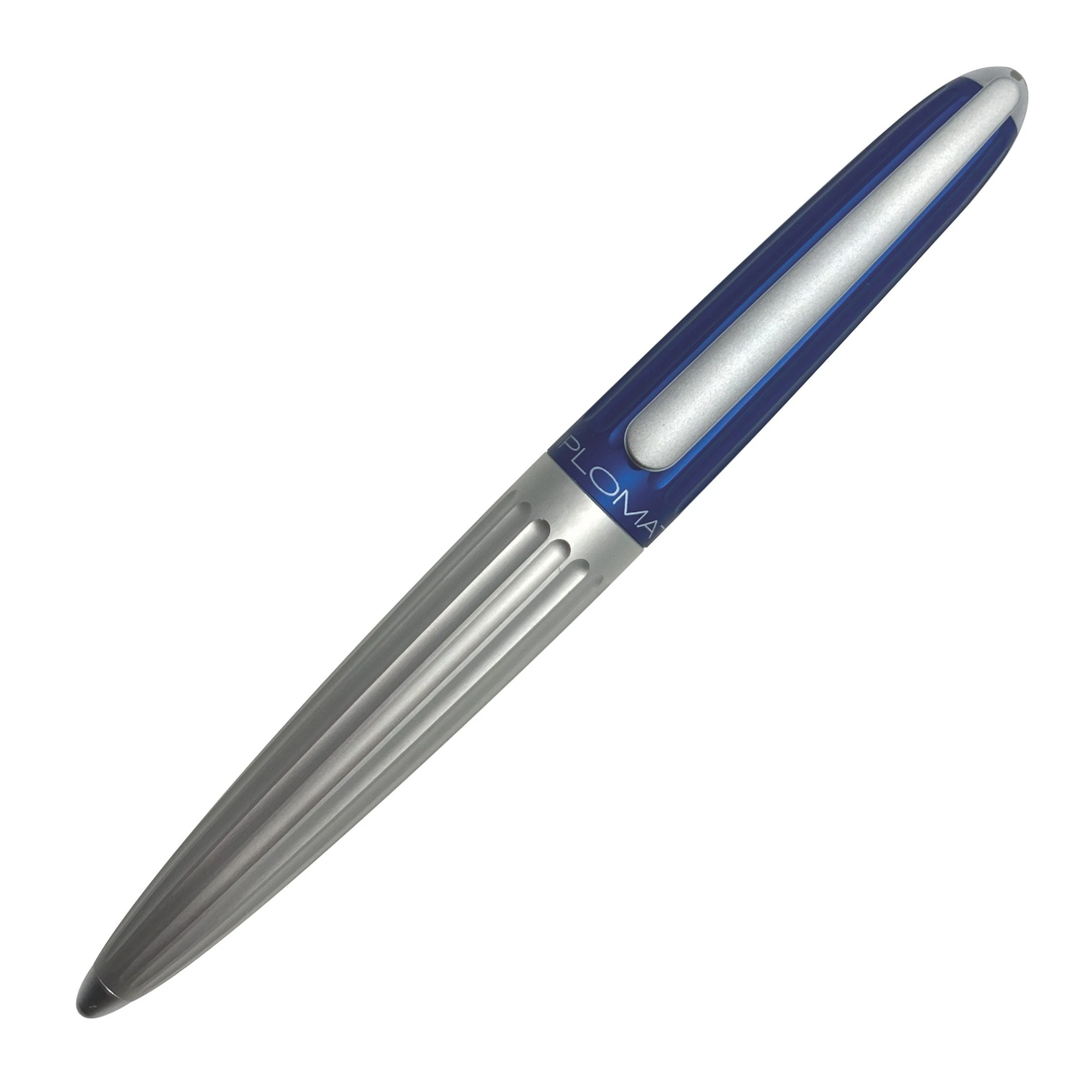 Diplomat Aero Silver Blue Fountain Pen 4 Diplomat Aero Silver Blue Fountain Pen - Image 2