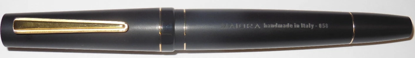 Maiora Impronte, Matte Black, Oversized Fountain Pen, Medium Nib 4 Maiora Impronte, Matte Black, Oversized Fountain Pen, Medium Nib - Image 2
