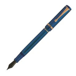 Conklin Duragraph Metal Fountain Pen, PVD Blue