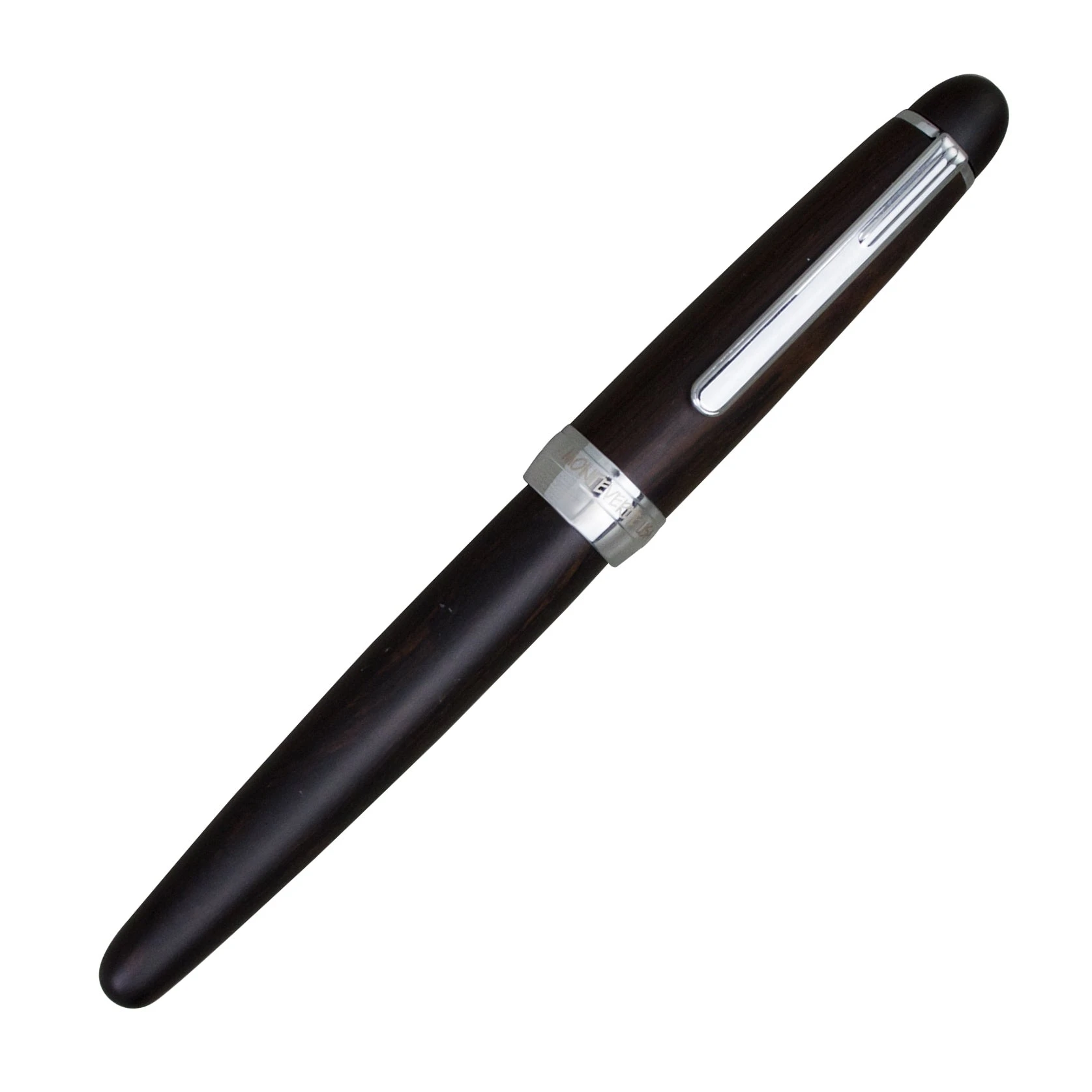 Monteverde Monza Wood Fountain Pen, Ebony, Medium Nib 4 Monteverde Monza Wood Fountain Pen, Ebony, Medium Nib - Image 2