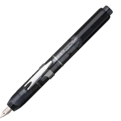 Platinum Curidas Retractable Fountain Pen, Graphite Smoke