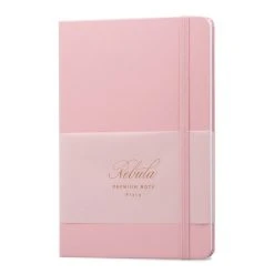 Nebula Premium Notepad, 90g White Paper, Orchid Pink