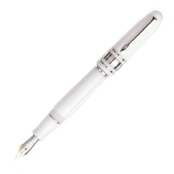 Marlen Class White Marble Fountain Pen, Two Toned