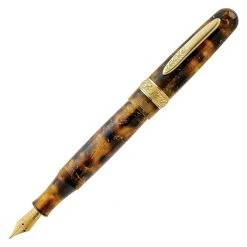 Stipula Etruria Wild Honey Resin Fountain Pen, Gold Accents