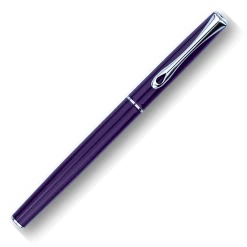 Diplomat Traveller Rollerball Pen, Deep Purple & Chrome 5 Diplomat Traveller Rollerball Pen, Deep Purple & Chrome -Pineider shop TravellerDeeppurpleClosed