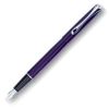Diplomat Traveller Fountain Pen, Deep Purple & Chrome