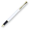 Diplomat Traveller Rollerball Pen, Snow White & Gold