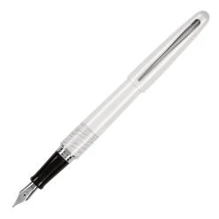 Pilot MR Animal Metropolitan Fountain Pen, Matte White Tiger