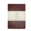 Pineider Notes Milano Leather Notebook, Red Wine, Lined Ivory Paper 2 Pineider Notes Milano Leather Notebook, Red Wine, Lined Ivory Paper -Pineider shop WineRed