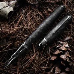 Pineider Limited Edition Forged Carbon Fountain Pen, Black Trim -Pineider shop ae66cc8e 77ac 5142 a3af 0ef149b73b43 scaled