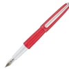 Diplomat Aero Red Fountain Pen, Medium Nib, 14kt Gold -Pineider shop aerored