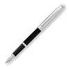 Cross® Cross Century II Engraved Tuxedo Chrome & Black Fountain Pen, Medium Nib -Pineider shop at0087wg 91