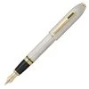 Cross® Cross Peerless 125 Fountain Pen, Medalist Chrome & Gold