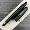 Conklin All American Limited Edition Fountain Pen, Matte Black & Gunmetal -Pineider shop blackgunmetalfp scaled
