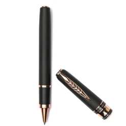 Pineider Alchemist Zeolite Rollerball Pen, Stromboli Black