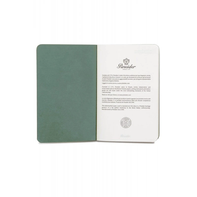 Pineider Notes Jazz Notebook, 80 Pages, 80 Gr Blank White Paper, Aqua Green 4 Pineider Notes Jazz Notebook, 80 Pages, 80 Gr Blank White Paper, Aqua Green - Image 3