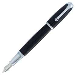 Monteverde Super Mega Carbon Fiber Fountain Pen, Chrome Trim