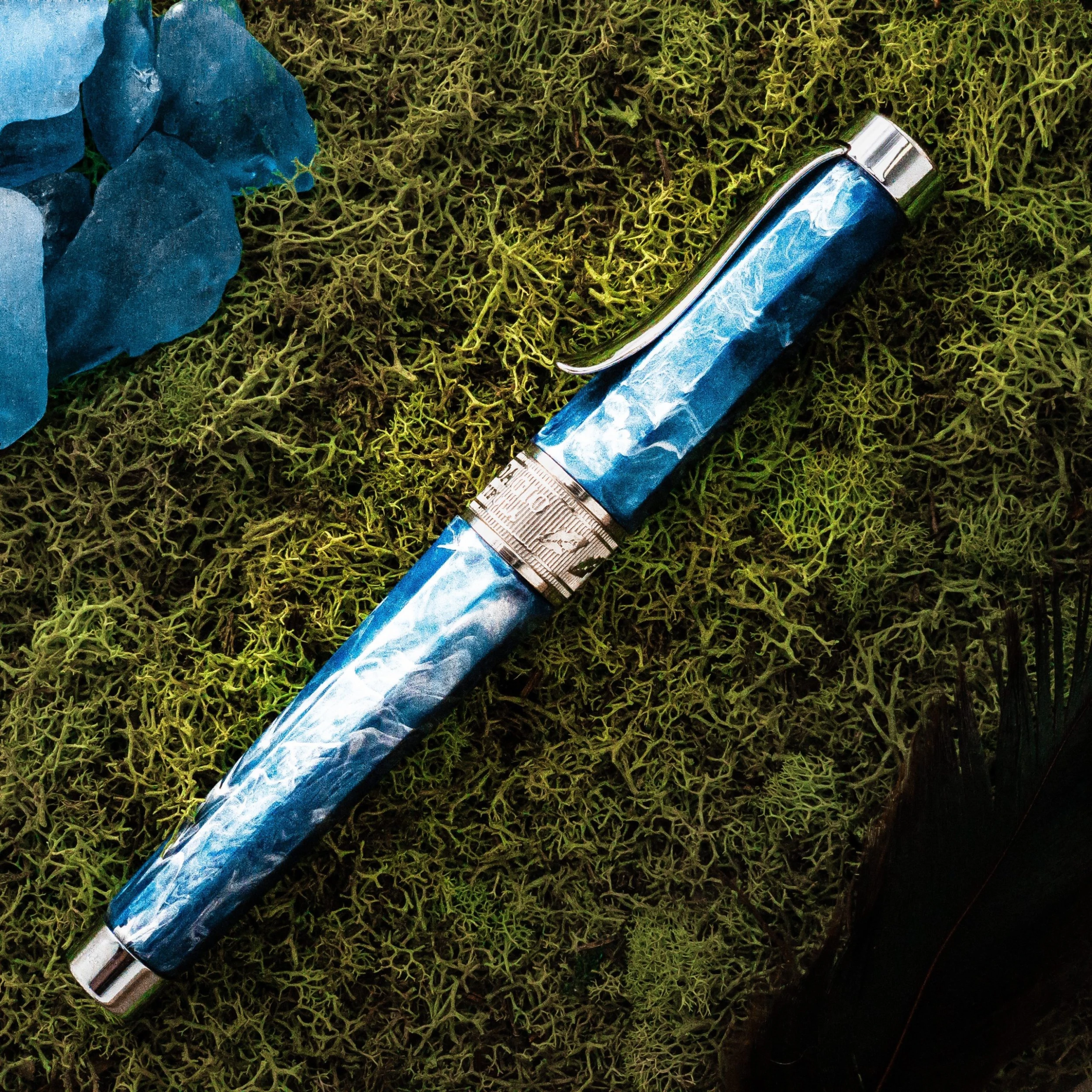 Stipula Adagio Fountain Pen, Blue Cave 4 Stipula Adagio Fountain Pen, Blue Cave - Image 2