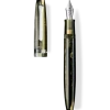 Tibaldi Bononia Martini Olive Resin Fountain Pen, Palladium Trim -Pineider shop dfe9075f bbb6 5b72 9bc4 a58dbb099151