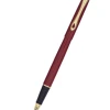 Diplomat Traveller Rollerball Pen, Dark Red & Gold -Pineider shop dgrb