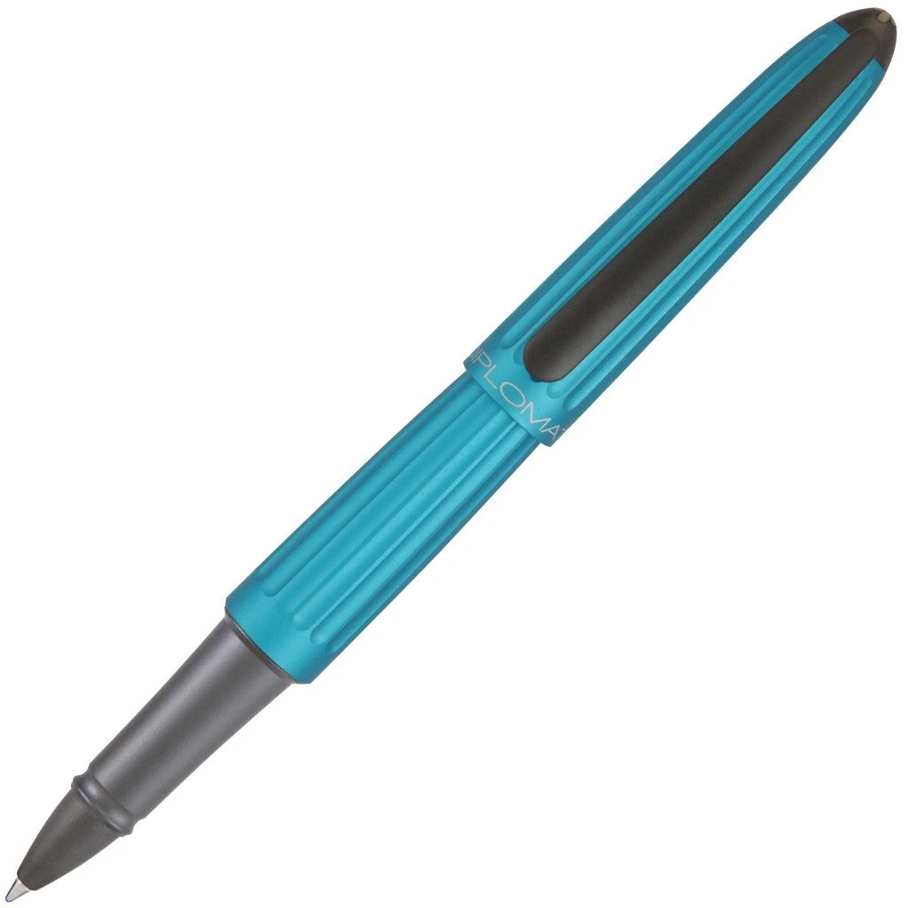 Diplomat Aero Turquoise Rollerball Pen 3 Diplomat Aero Turquoise Rollerball Pen