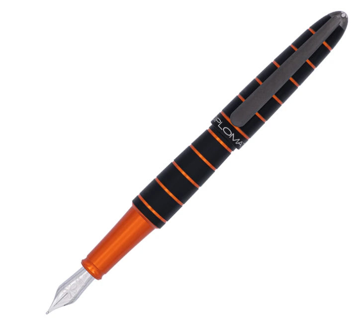 Diplomat Elox Ring Black/Orange Fountain Pen 3 Diplomat Elox Ring Black/Orange Fountain Pen