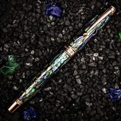 Monteverde Invincia Limited Edition Abalone Shell Rollerball Pen, Rose Gold Trim -Pineider shop f3822f13 cc5e 529e ac85 15fd93ce1fd9 scaled