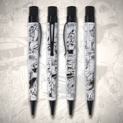Retro 51 Okkto Rocketeer First Flight Tornado Rollerball Pen, Black & White -Pineider shop f3dd7c24 44f9 502b a092 80b91df9e35c