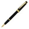 Cross® Cross Bailey Light Fountain Pen, Polished Black & Gold, Medium Nib