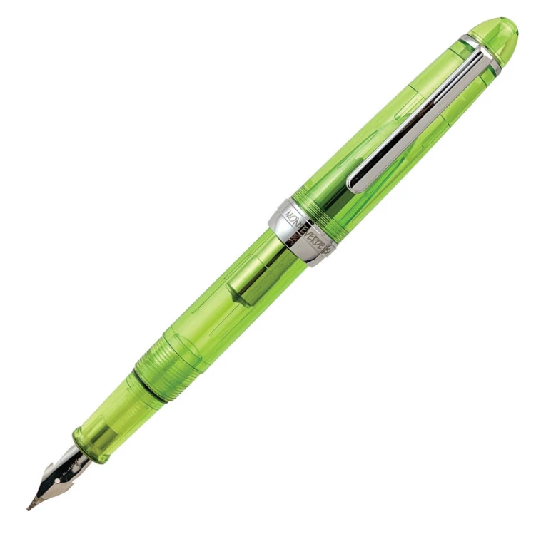 Monteverde Monza ID Fountain Pen, Flex Nib, Green 3 Monteverde Monza ID Fountain Pen, Flex Nib, Green