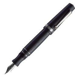 Maiora Aventus Lapillo Fountain Pen, Matte Black & Ruthenium Trim