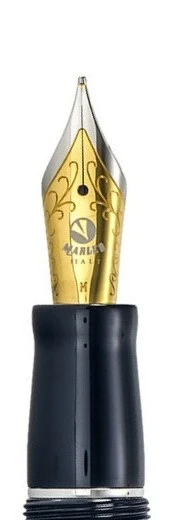 Marlen Class Black Fountain Pen, Two-Toned 4 Marlen Class Black Fountain Pen, Two-Toned - Image 2