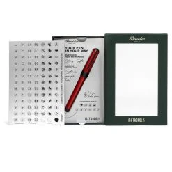 Pineider Metropolis Rollerball Pen, Red -Pineider shop metropolis fp 01b365b5 6b58 4ed9 8151 b7dc3a1f8f8b