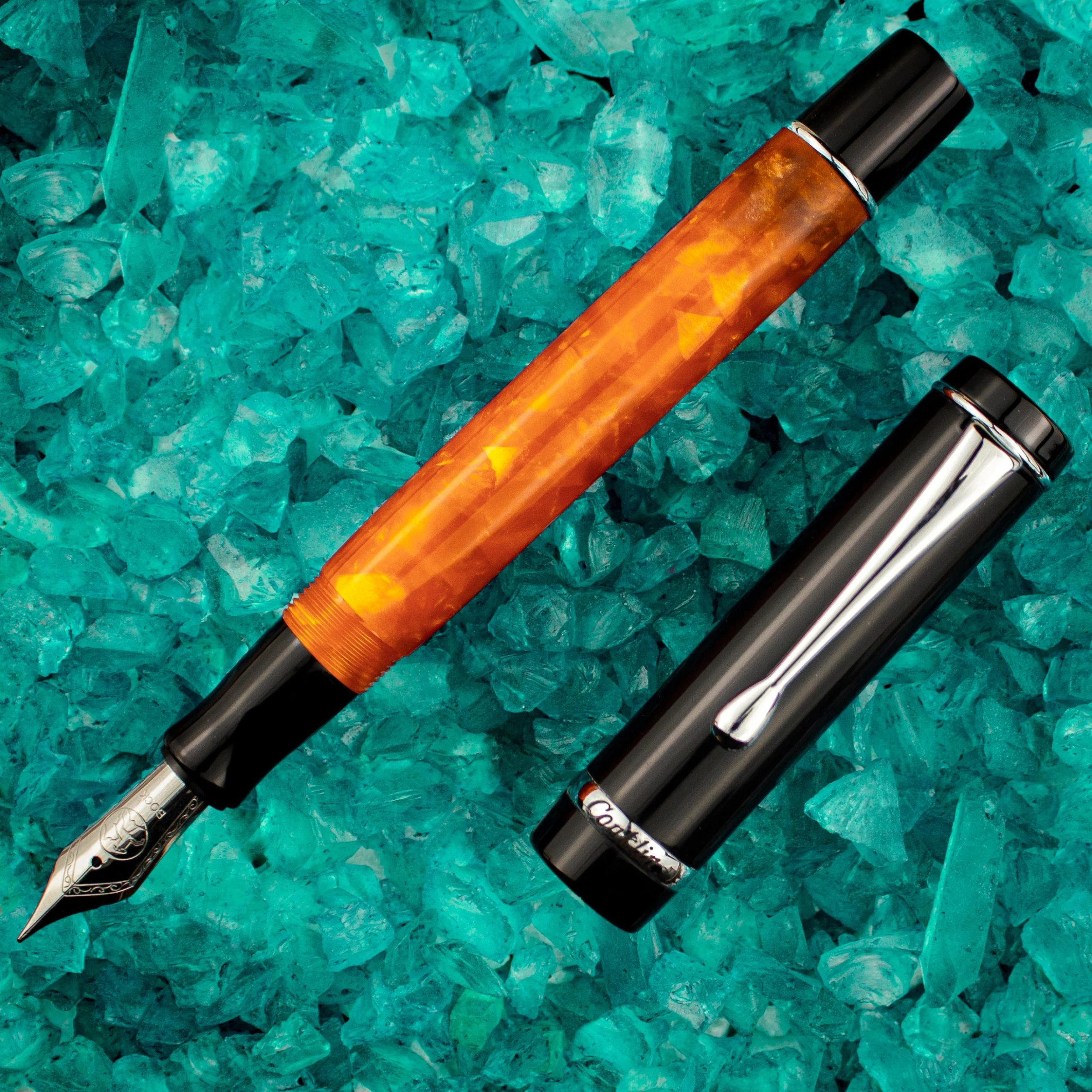 Conklin Duragraph Doue Orange Nights Fountain Pen 3 Conklin Duragraph Doue Orange Nights Fountain Pen