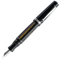 Maiora Aventus Unica Fountain Pen, Black, Orange & Palladium